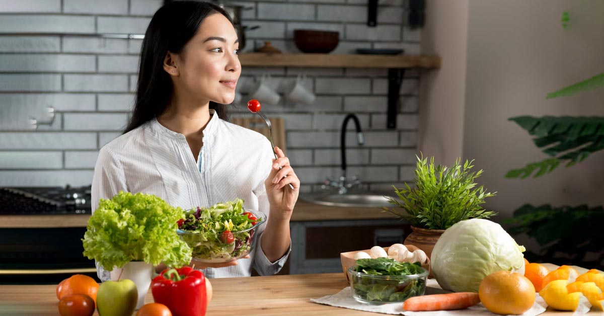 Lead a healthy life by means of diet and lifestyle changes